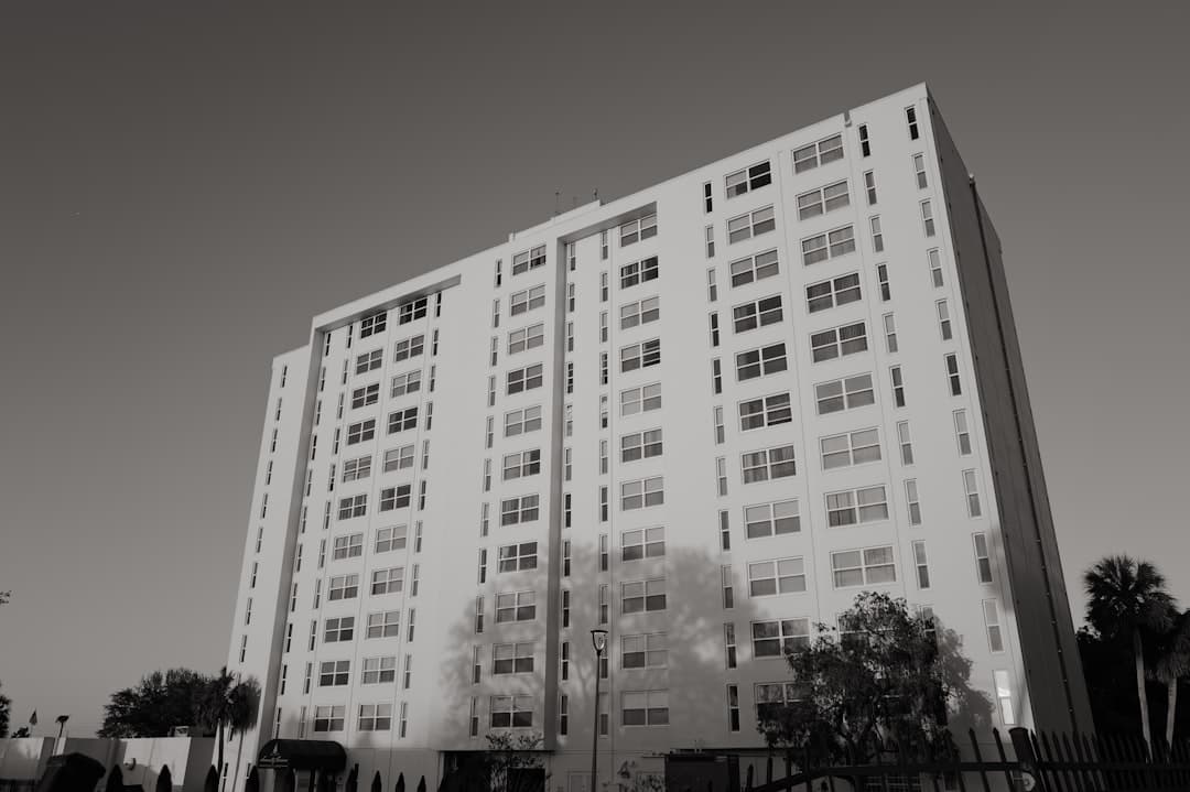 Florida condo building with notice about structural inspection special assessment requirements